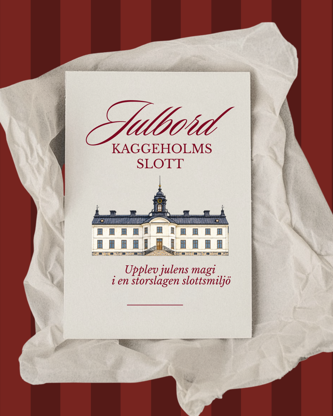 Julbord på Kaggeholms Slott 2026