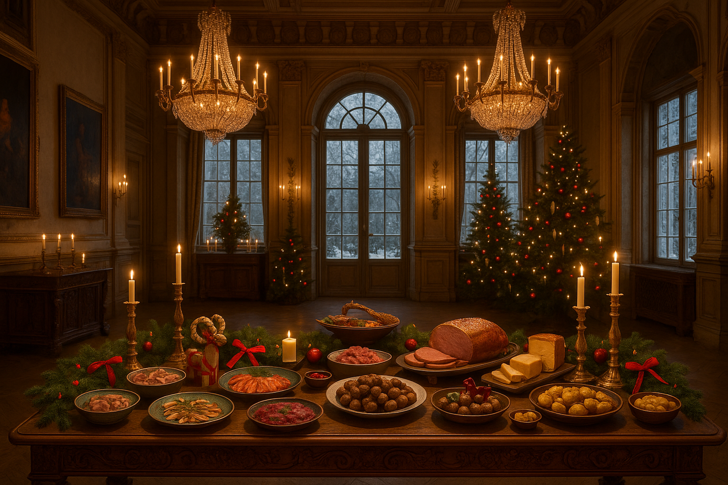 julbord på kaggeholms slott